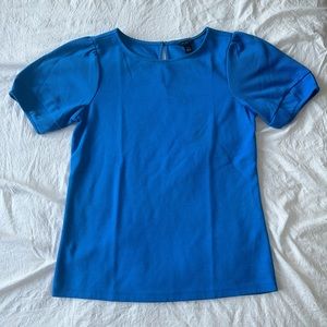 Cool Blue Ann Taylor Blouse